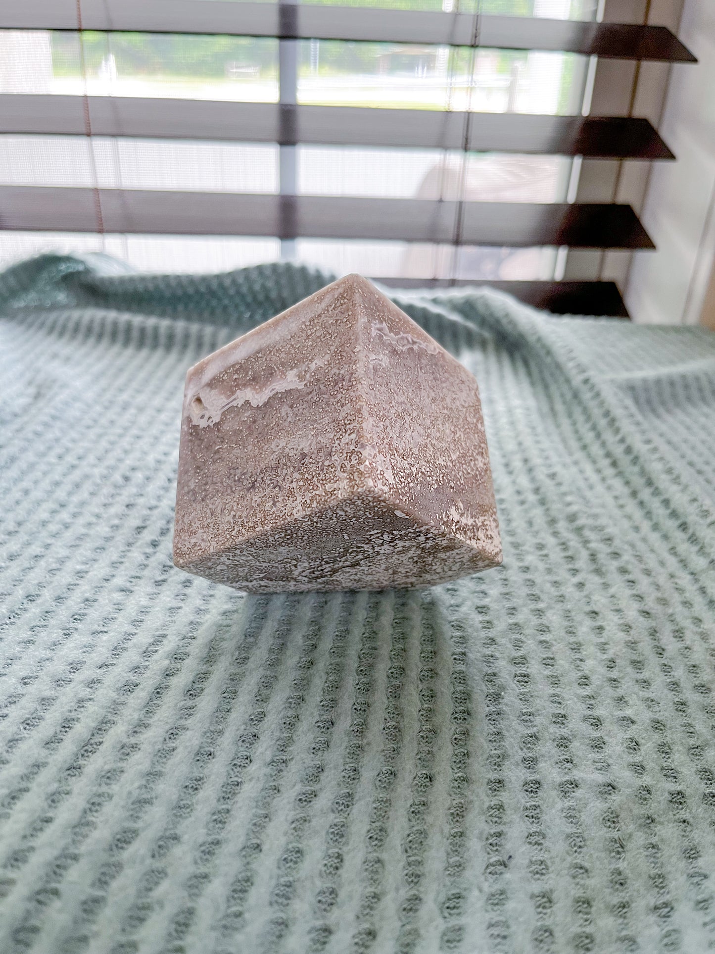 Ocean jasper floating cube