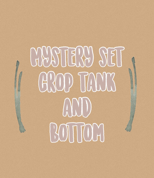 Mystery crop tank and bottom set