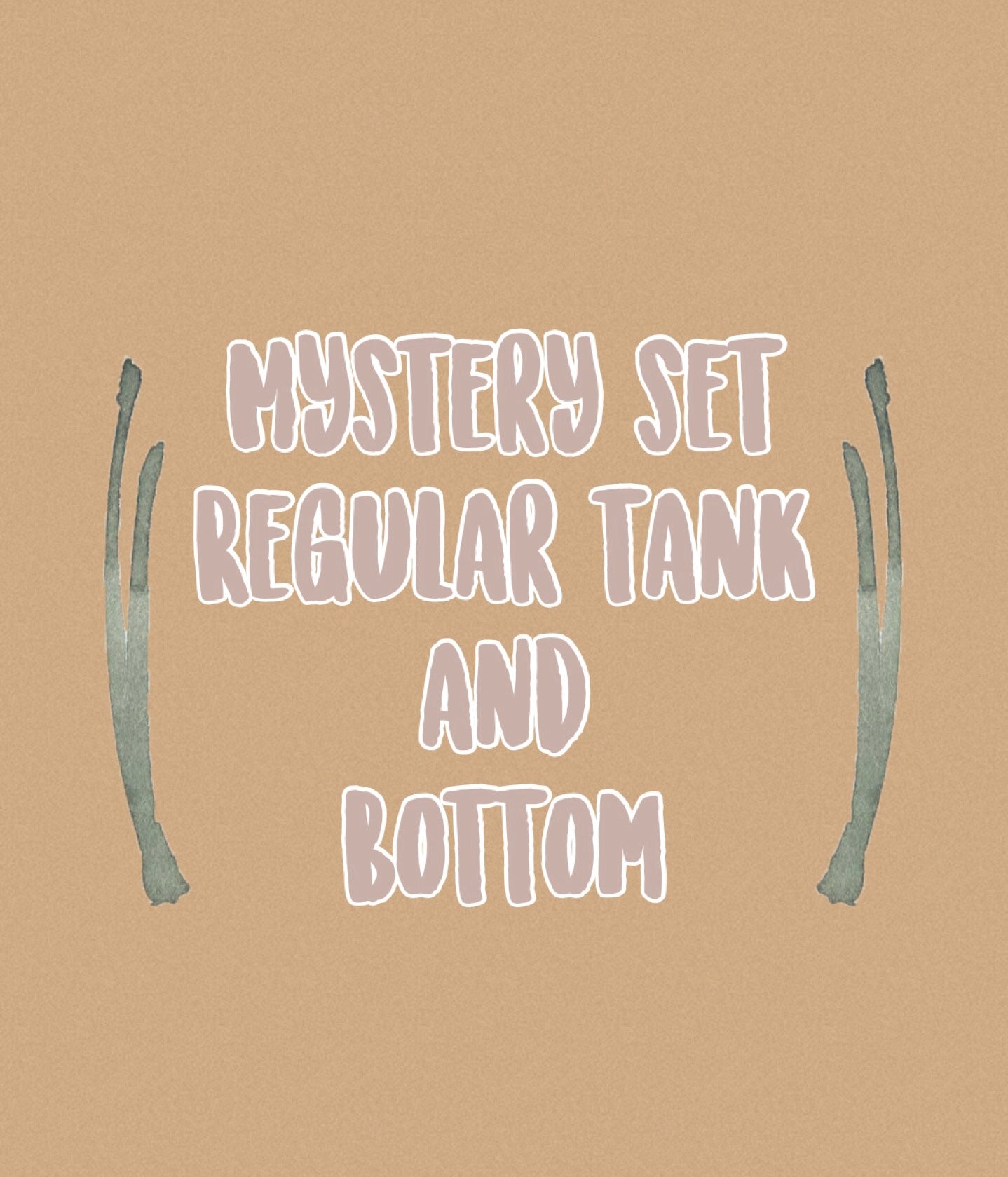 Mystery regular length tank and bottom set